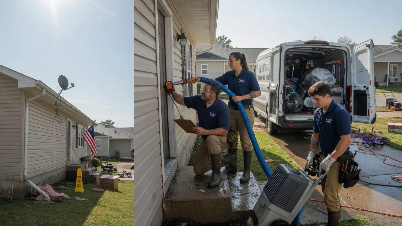 Ceiling Water Damage Restoration in Winston Salem, NC near me